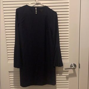 Banana republic pleated sleeve dress Navy
